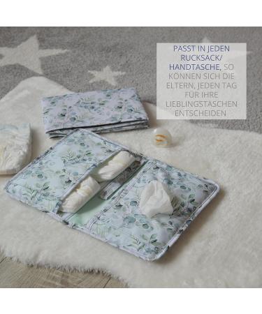 Eco-Friendly Eucalyptus Baby Diaper Bag with Changing Mat - Spacious Stylish & Ideal for On-the-Go Parents - Buy Online on SooperMarket.com