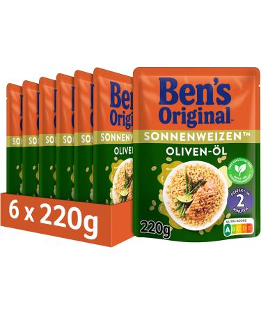 BEN'S ORIGINAL Express Sun Wheat Olive Oil 6 packs (6 x 220g) 220 g (pack of 6) Olive Oil Single