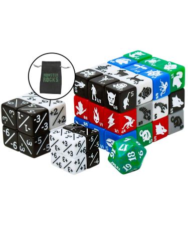 Monster Rocks Mega Magic The Gathering (MTG) Token, Life and Counter Dice Collection