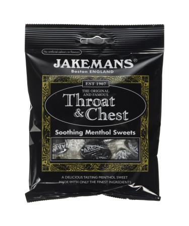 Jakemans Throat & Chest Soothing Menthol Sweets 100g