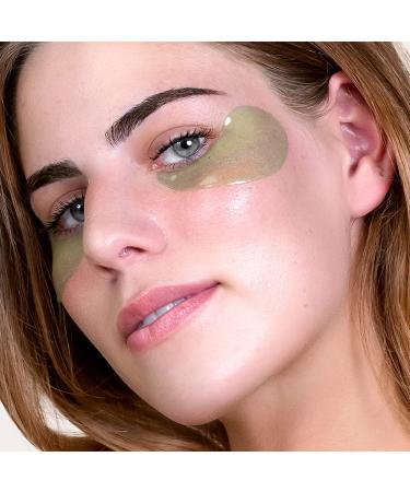 PUR Mellow Eyes Hemp-Derived Eye Patches: Reduce Puffiness & Brighten Under Eye Area with Hemp Seed Oil, Green Tea Extract & Kiwi Fruit Extract - 30 Pairs (Cruelty & Gluten Free) - Buy Online on SooperMarket.com
