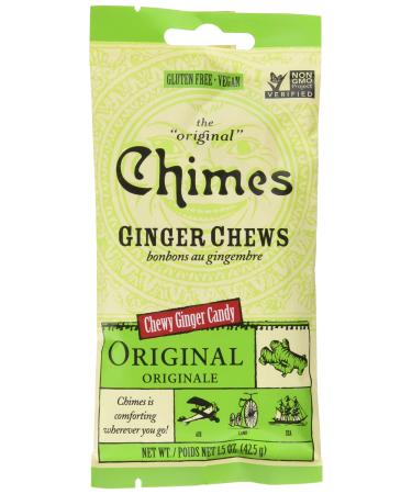 Chimes Original Ginger Chews, 1.5 Ounce (Pack of 1) Original 1.5 Ounce (Pack of 1)