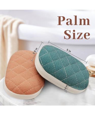 Atesswy Bath Sponge Shower Loofah Body Scrubber - Pack of 2 - Buy Online on SooperMarket.com