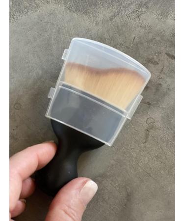 SunScreen Facial Cream Application Brush | Full Coverage Soft Brush with Protective Case - Buy Online on SooperMarket.com