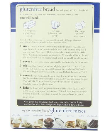 King Arthur Flour Bread Mix  Gluten Free  18.25 Ounce Packages (Pack of 3) - Buy Online on SooperMarket.com