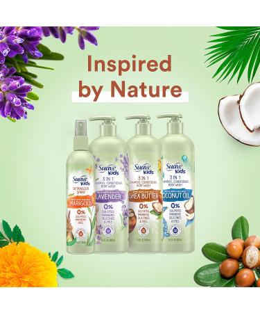 Suave Kids Naturals 3in1 Shampoo Conditioner Body Wash with Shea Butter - 4 Pack, 16.5 oz - Dermatologist-Tested, Tear- Free - Buy Online on SooperMarket.com