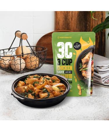 Boiling Point Classic Three Cup Chicken Sauce 8.5oz - Authentic Asian-Flavor Marinade for Chicken, Glaze for BBQ Ribs, Stir-Fry, and Everything Sauce Mix - Vegetarian Friendly - 1 Pack - Buy Online on SooperMarket.com