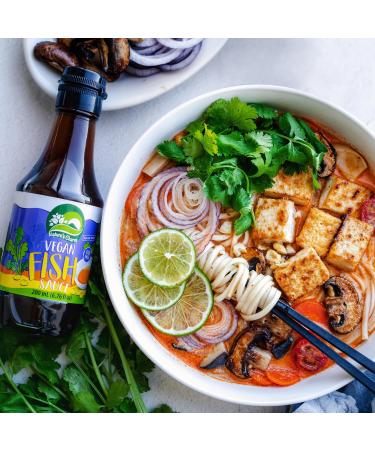Natures Charm Vegan Fish Sauce - 200ml | Perfect for Seasoning & Refining | Shop Internationally - Buy Online on SooperMarket.com