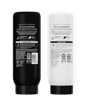 TRESemm Ultra Keratin Repair Shampoo & Conditioner Combo Pack - 20 fl oz (Pack of 2) | Visible Repair in 30 Seconds | 2X More Washes | For Damaged Hair - Buy Online on SooperMarket.com