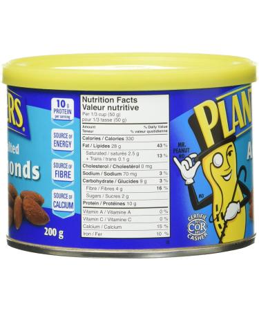 Planters Almonds Roasted Salted 200g - Buy Online on SooperMarket.com