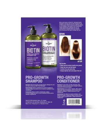 Hair Chemist Biotin Pro-Growth Shampoo & Conditioner Gift Box - 33.8oz Each | International Shipping Available - Buy Online on SooperMarket.com