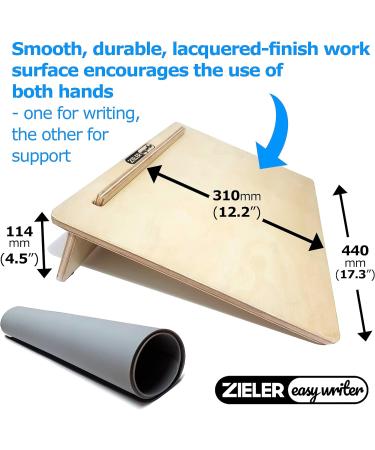 Ergonomic A3 Writing Desk with Grip Mat - Space-Saving Design for Comfort | Zieler  - Buy Online on SooperMarket.com