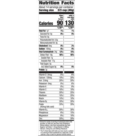 Fiber One Original Bran Cereal 19.6 oz - Pack of 6, Strawberries & Vanilla Clusters - Buy Online on SooperMarket.com