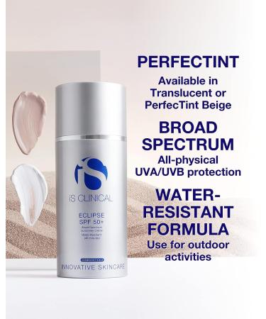 iS CLINICAL Eclipse SPF 50+ Tinted Zinc Oxide Sunscreen for Face - Buy Online on SooperMarket.com