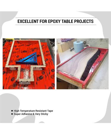 Tuck Tape Construction Sheathing Tape  Epoxy Resin Tape  2.4 in x 180 ft (Red) - Buy Online on SooperMarket.com