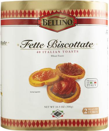 Bellino Italian Toast Wheat Crackers, 10.5 Ounce Package Italian Toast 10.5 Ounce (Pack of 1)