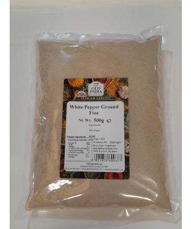 Old India White Pepper Ground Fine 500g