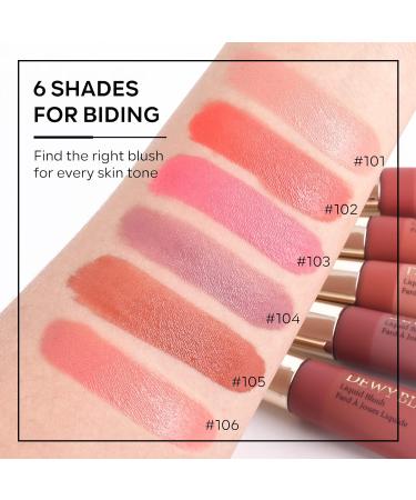 FREEORR Liquid Blush Wand - Dual Use Cheek and Lip Makeup for Dewy Finish - Cheery D-104 - Buy Online on SooperMarket.com