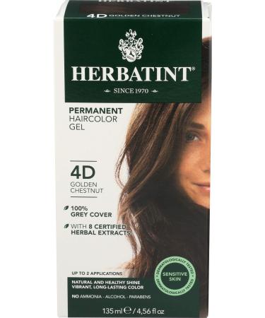Herbatint Hair Color Golden Chestnut 4d 4.56 Fl Oz