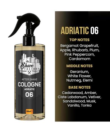the shave factory Pump Spray After Shave Cologne - Aftershave Cologne Aftershave For Men (06 Adriatic) - Buy Online on SooperMarket.com