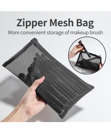 BS-MALL 18 Pcs Premium Synthetic Makeup Brush Set with Black Bag - Perfect for Foundation, Powder, Concealers, Eye shadows, and Blush - Buy Online on SooperMarket.com