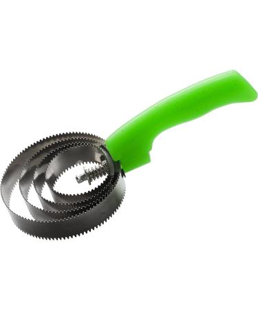 Unknown Round spring curry comb with glitter handle green