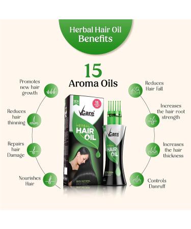 Buy New Improved Herbal Hair Oil with Wonder Cap (100 ml) - Enhance Hair Growth & Shine | International Shipping Available - Buy Online on SooperMarket.com