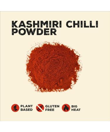 Nature Kitchen Chili Kashmiri Powder 500g - Gluten-Free Vegan Seasoning for Everyday Cooking, Marinades, Sauces, Frying, Baking, Grilling - Buy Online on SooperMarket.com