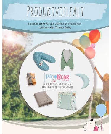 Pic Bear Wrapping Honey | Waterproof Soft Changing Pad - 6 Eco-Tex 100 Colors | Easy Care International Shipping - Buy Online on SooperMarket.com