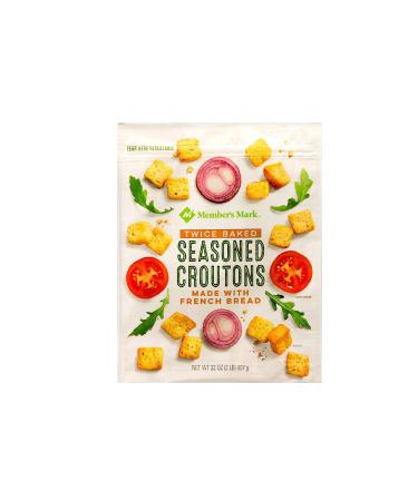 Member's Mark Seasoned Croutons (32 oz.) (Pack of 1)