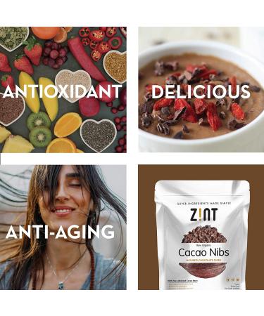 Zint Organic Cacao Nibs 32 oz - Fair Trade, Paleo-Certified, Organic, Non-GMO Antioxidant Superfood - Buy Online on SooperMarket.com
