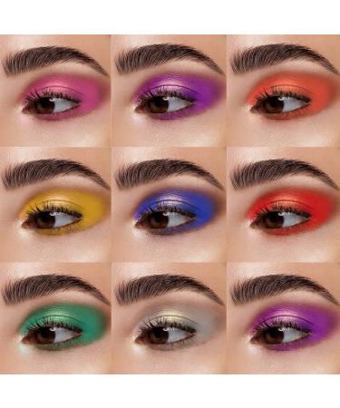 Ruby Kisses Eyeshadow Palette - Highly Pigmented 9 Shades Matte Shimmer Metallic Eye Makeup (Candy Pop) - Buy Online on SooperMarket.com