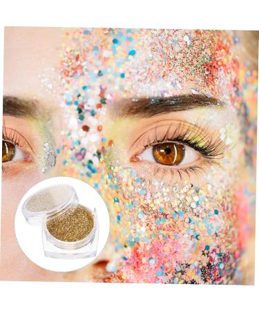 Angoily 2pcs Eye Shadow Loose Eyeshadow Glitter Set Pigment 1 count (Pack of 1) Golden - Buy Online on SooperMarket.com