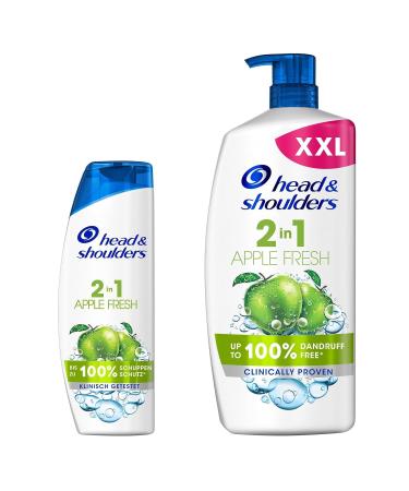 Head & Shoulders 2-in-1 Anti-Dandruff Shampoo (900 ml) - Apple Fresh Anti-Hair Loss Itchy Scalp Relief for Men & Women | International Shipping - Buy Online on SooperMarket.com