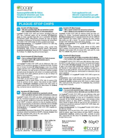 Bogadent Plaque-Stop Chips for Cats - 50g Pack of 2 | Dental Care & Fresh Breath - Buy Online on SooperMarket.com