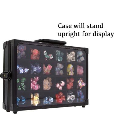 Forged Dice Co. Dice Display Case and Rolling Tray with 2 Divided Trays - Holds 480 Metal/Plastic Polyhedral Dice - Ideal for RPG & D&D Collectors - Buy Online on SooperMarket.com