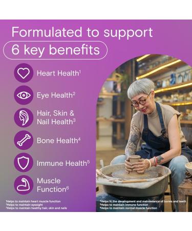 One A Day Multivitamin For Women 50 Plus-Daily Vitamins For Women With Vitamin A B6 B12 C D E Biotin Calcium Magnesium & Zinc Helps Support Immune Function Bone Health And More 250 Tablets - Buy Online on SooperMarket.com