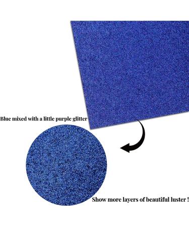 YINUOYOUJIA Blue Glitter Cardstock Paper 12x12 - Premium Heavyweight Sparkly Paper for Cricut, Scrapbooking, DIY & Decor - 12 Sheets, 300GSM - Buy Online on SooperMarket.com