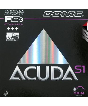 DONIC Acuda S1 TT rubber original packaging including delivery Black 2.0 mm