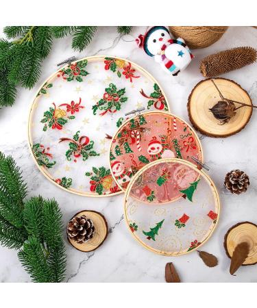 6PCS Matchne Bamboo Embroidery Hoops - 4 to 10 Inch Sizes - Easy Tighten/Loosen - Cross Stitch & Needlework Supplies - Crafts - Buy Online on SooperMarket.com