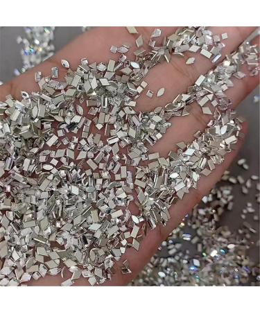 100pcs Quality Nails Art Decorative Accessories Rhinestones Nail Craft Decortaion Easy Installation And Removal AB Nail Rhinestones - Buy Online on SooperMarket.com