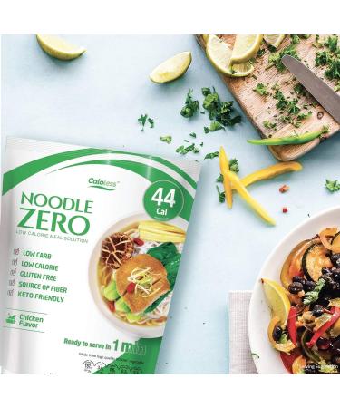 Caloless Konjac Shirataki Noodles 6-Pack - Low Calorie Healthy Chicken Flavor Variety Pack | Gluten-Free, Keto Snacks, Non-GMO, Low Carb, Diabetic-Friendly - Buy Online on SooperMarket.com