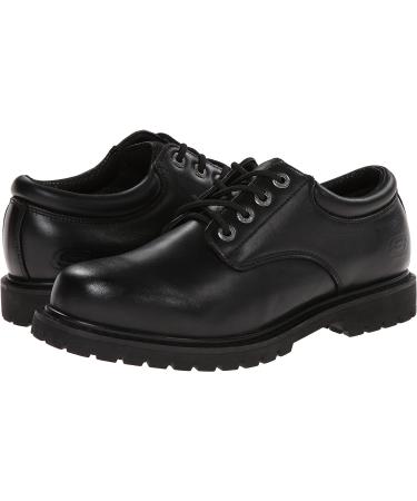 Skechers Men's Cottonwood Elks Slip Resistant Shoe 10.5 Black - Ideal for Work - Buy Online on SooperMarket.com
