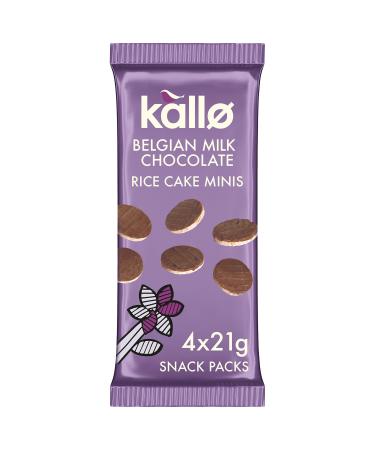 Kallo Belgian Milk Chocolate Mini Rice Cakes 9 x 84g