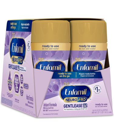 Enfamil NeuroPro Gentlease Baby Formula - 6 Count, 8 Fl Oz Bottles | DHA, Clinically Proven for Fussiness & Gas - Buy Online on SooperMarket.com