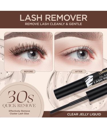 Lashview Cluster Lashes 300 PCs - DIY Natural Look Eyelash Extensions with Soft Bands & Lash Bond | D-Big Kit 705DBIG - Buy Online on SooperMarket.com
