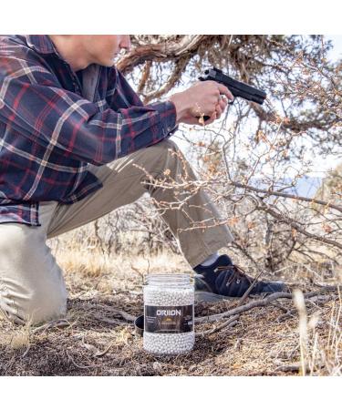 ORIION Airsoft BBS 6mm .12g & .20g Biodegradable High Precision Ammo | 5000 Rounds for AEGs, Pistols & Rifles - Buy Online on SooperMarket.com