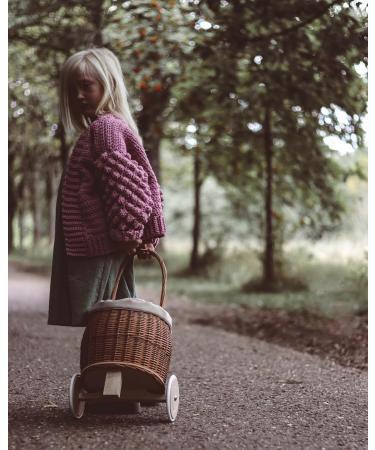 Buy e-Wicker 24 Willow Cart | Pink Basket Trailer for International Shipping - Buy Online on SooperMarket.com