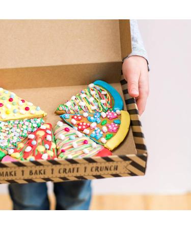 Craft & Crumb Pizza Biscuit Baking Kit | Fun Summer Activity for Kids, Teens & Adults | Pre-Measured Mix, Icing, Cutter & Decorations - Buy Online on SooperMarket.com