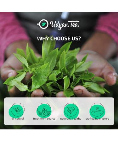 Udyan Tea Lemongrass Tranquillity Green Tea with Mint 100g (40 Cups) | Handpicked Natural Ingredients | Calms Your Body & Mind | Enhances Focus and Clarity - Buy Online on SooperMarket.com